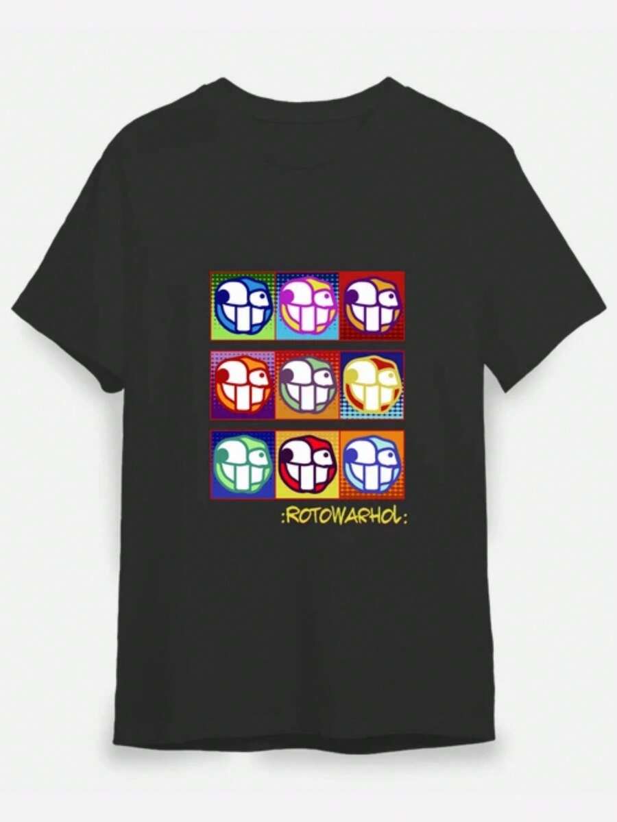 

Unisex s Casual Round Neck Short Sleeve T-Shirt Digital Print S