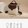 Feeling backpack bag, new small backpack, casual large-capacity commuter and large travel schoolbag.