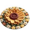 3D Flower Crystal Velvet Floor Mat, Living Room Coffee Table Foot Mat, Cloakroom Premium Sense Floor Mat, Non-Slip And Cool Mat