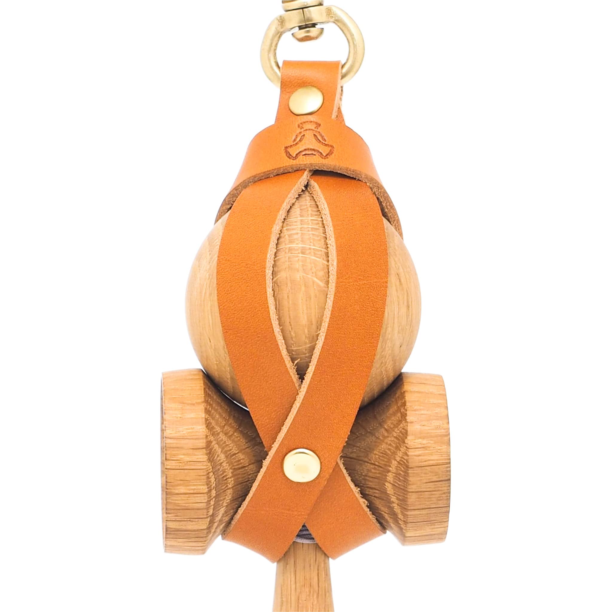 

ТОКИО КЕНДАМА Держатель для кендамы, Верблюжий, Натуральная кожа Точиги, Латунь, Сделано в Японии