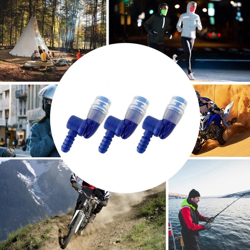 3lotsOutdoor Hydratation Systems Leakproof Hydratation Bladder Mouthpieces Valves for Outdoor Sports