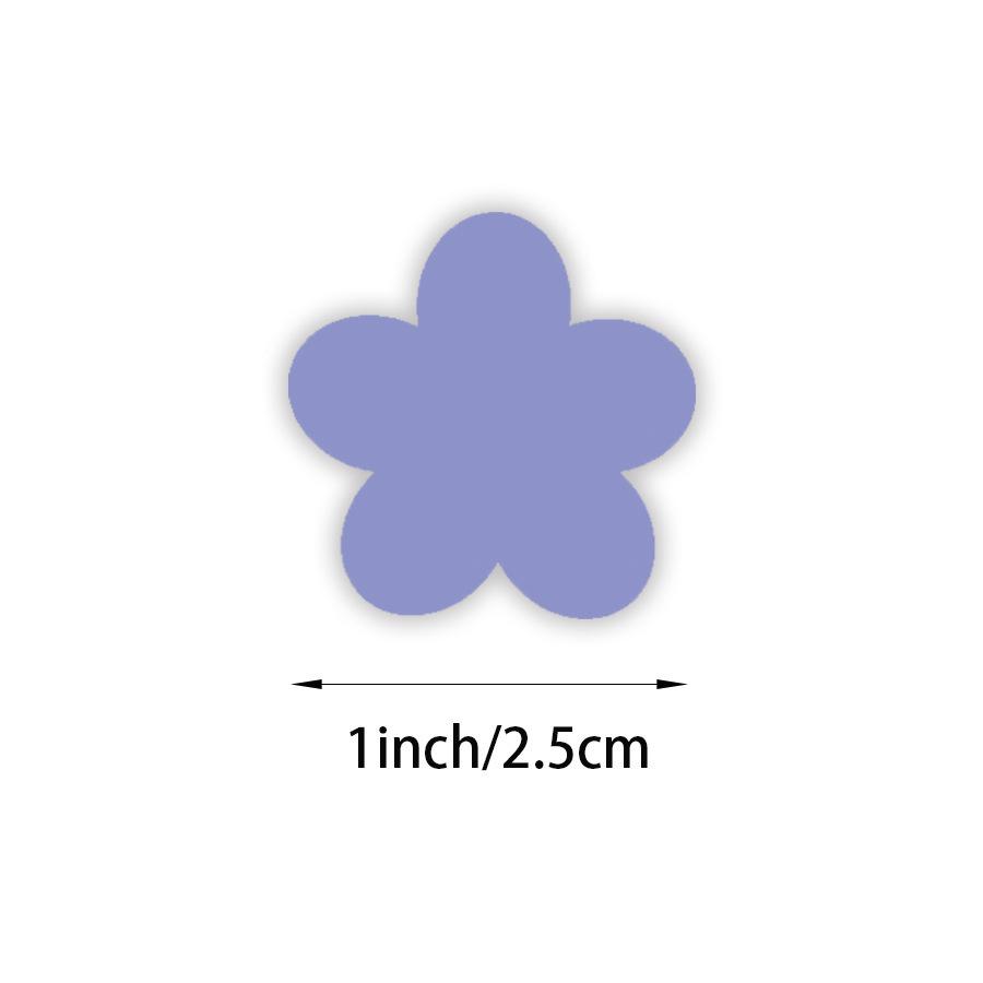 Heart-Shaped Love Stickers - 500 Self-Adhesive Labels per Roll