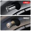 4Pcs/set Zinc Alloy Car Tire Valve Stem Air Caps Anti-theft Airtight Cover For Mazdas 2 3 MS 6 CX-5 CX5 Artzma 6 Car Accessorie