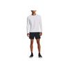 Under Armour Meridian Solid Training Comfortable Soft Crew Neck Knit Long Sleeve T-Shirt Men Tops White 1379672-100