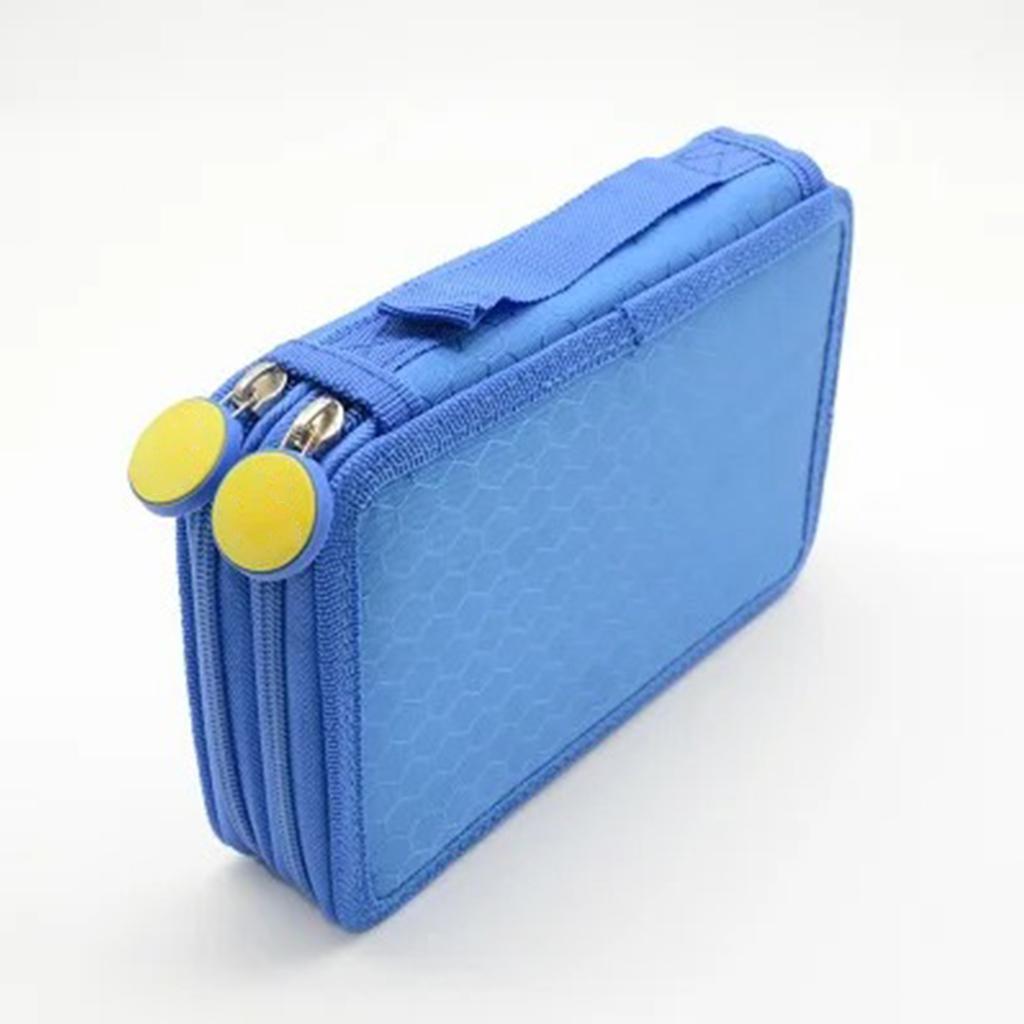 72 Holes Four Layers Pencil Case Large Capacity Kawaii Pen Storage Bag Korean Stationery Back To School Office Supplies