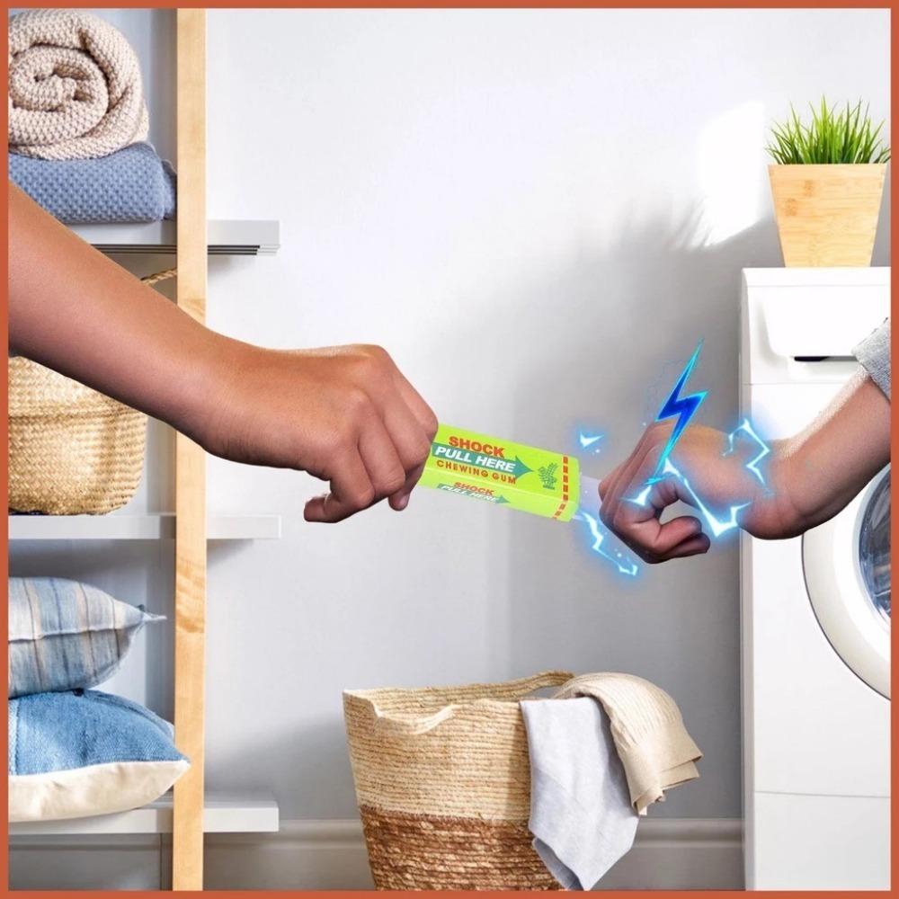 Funny Anti-stress Novelty Gum Gripper Prank Trick Prop Electric Shock Toy Shocker Pen Gag Gadget Stress Reliever Toys