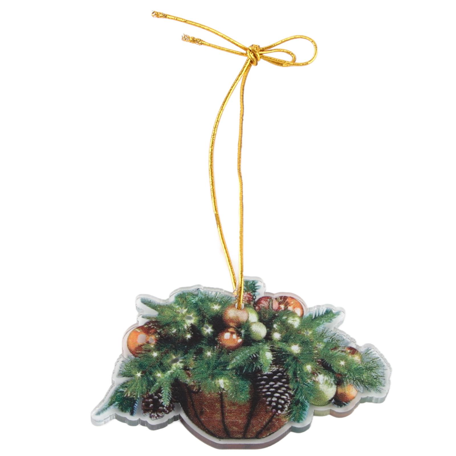 

Christmas Acrylic Christmas Tree Pendant Decoration Basket