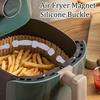 Magnet Air Fryer Paper Fixing Buckle Air Fryer Magnet Silicone Buckle Prevent Paper From Covering Kitchen Gadget For Secure Cook