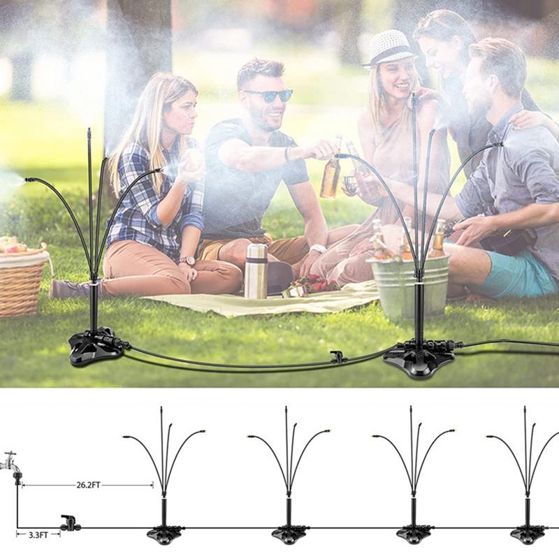 

Outdoor Mister Adjustable Patio Misting System Portable Hot Weather Supplies Standing Pet Cool Accessories For Outdoor China Mainland