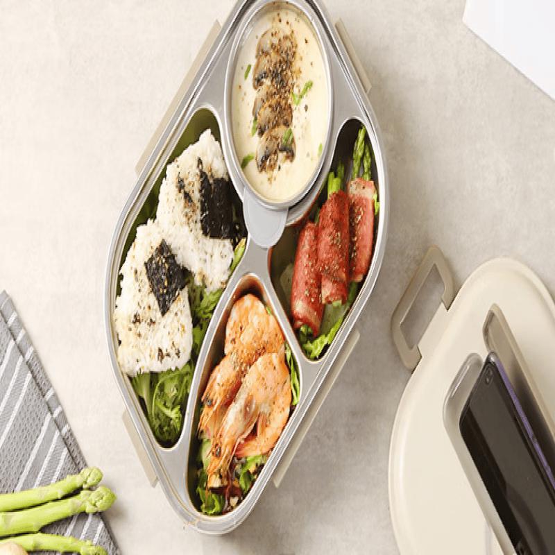 Portable Insulated Compartmented Bento Lunch Box