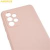 AMORUS For Samsung Galaxy A32 4G (EU Version) Case Precise Cutouts TPU Fiber Lining Shockproof Phone Cover
