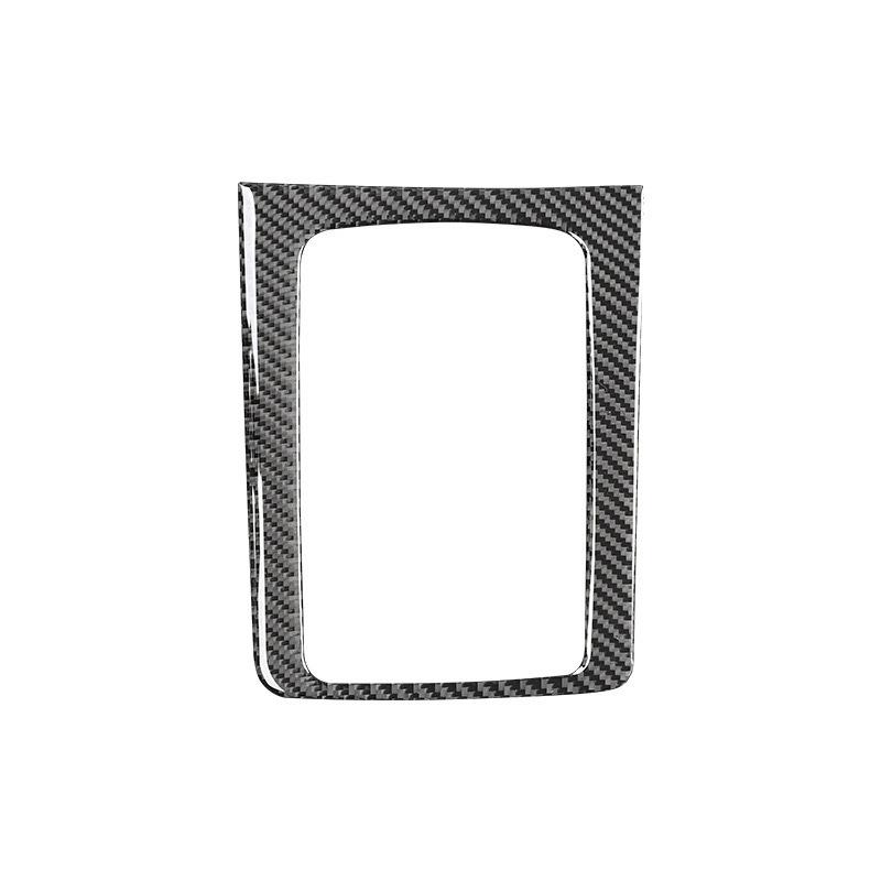 Fit For Mitsubishi Lancer EVO X 2008-2015 Carbon Fiber Gear Shift Panel Cover Sticker Decal  Car Interior Accessories