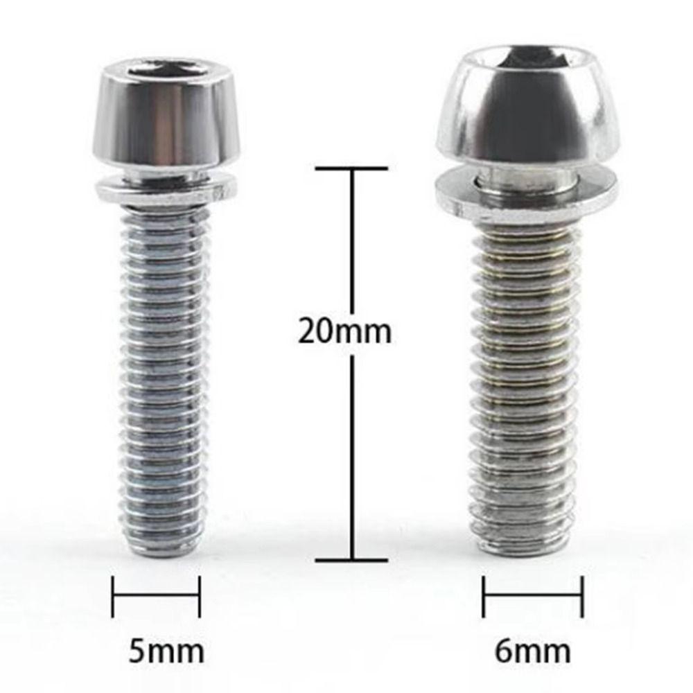 12Pcs Repair Accessory Bicycle Handlebar Screws Bike Cycle Parts Bike Stem Bolts Bike Stem Screws