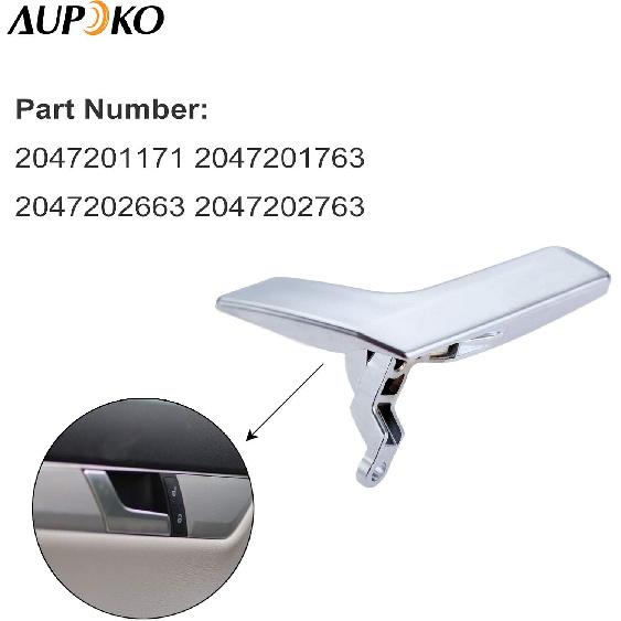 Aupoko Innen Türgriff Reparaturset Innen Links Fahrerseite Kompatibel mit Mercedes Benz W204 X204 C230 C250 C300 C350 C400 C63AMG GLK250 GLK300