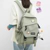 Large Capacity High School Student Backpack Versatile Style Schoolbag for Junior High Girls