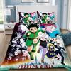 Anime Hunter×Hunter Bedding Set For Bedroom Soft Modern Bedspreads Comefortable Kids Duvet Cover Quilt Cover And Pillowcase