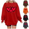 Women's Fashion Daily Versatile Casual Sweatshirts Long Sleeve Printed Top Sweatshirts