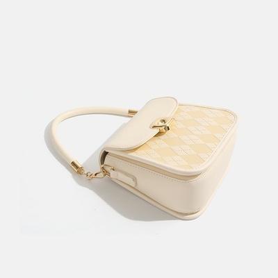 New High-end Sweet Time Small Square Bag Temperament Small Fresh Wind One Shoulder Messenger Bag Women