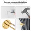 2 Pcs Metal Bow Curtain Tiebacks Wall Mounted Bow Curtain Holdback with Screws Curtains Hooks for Bedroom Living Room Home Decor