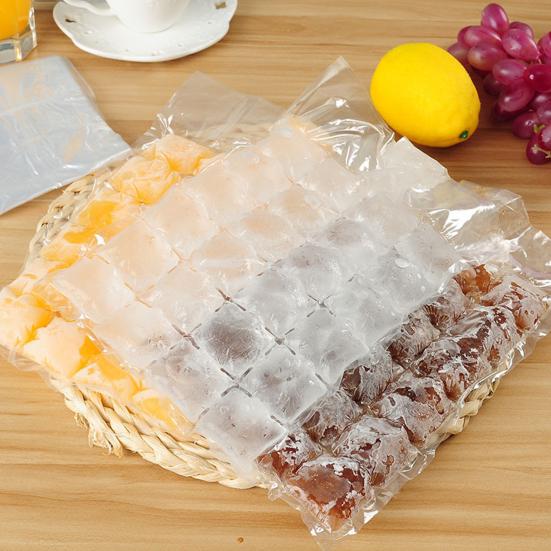 20Pcs Disposable Ice Bags Self-sealing Easy To Release Leak-proof BPA-Free Ice Making Ice Cube Mold Trays Kitchen Supplies