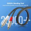 1-5m Long 2RCA Male to Male Stereo Cable 2RCA to 2RCA Connection Cord for Home Theater and Sound Systems