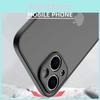 Stylish Matte Pc Phone Cover For Iphone 13 Mini 12 Pro Max Anti-shock Anti-scratch