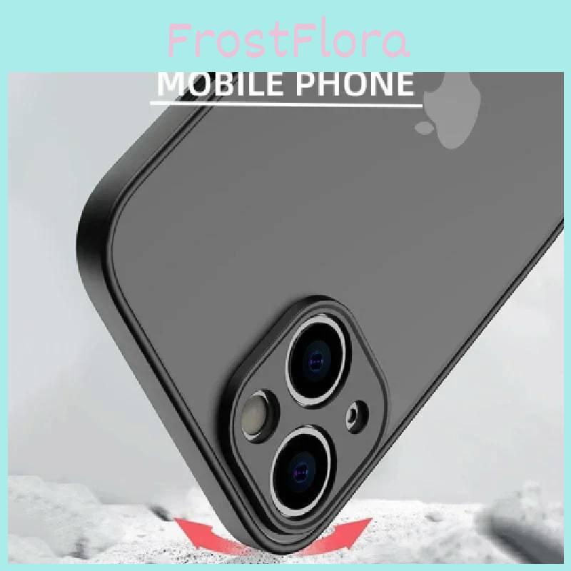 Stylish Matte Pc Phone Cover For Iphone 13 Mini 12 Pro Max Anti-shock Anti-scratch