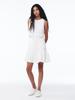 Gijun Sheer Layered Mini Dress Off-White