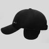 NORTHWOOD Winter Warm Baseball Caps for Men Ear Protection Cold Proof Cotton Dad Hat with Thick Velvet Baseball Hat