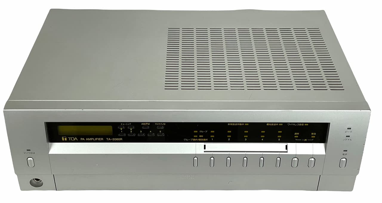 

TOA Tabletop amplifier 60W 5 stations [TA-2060]
