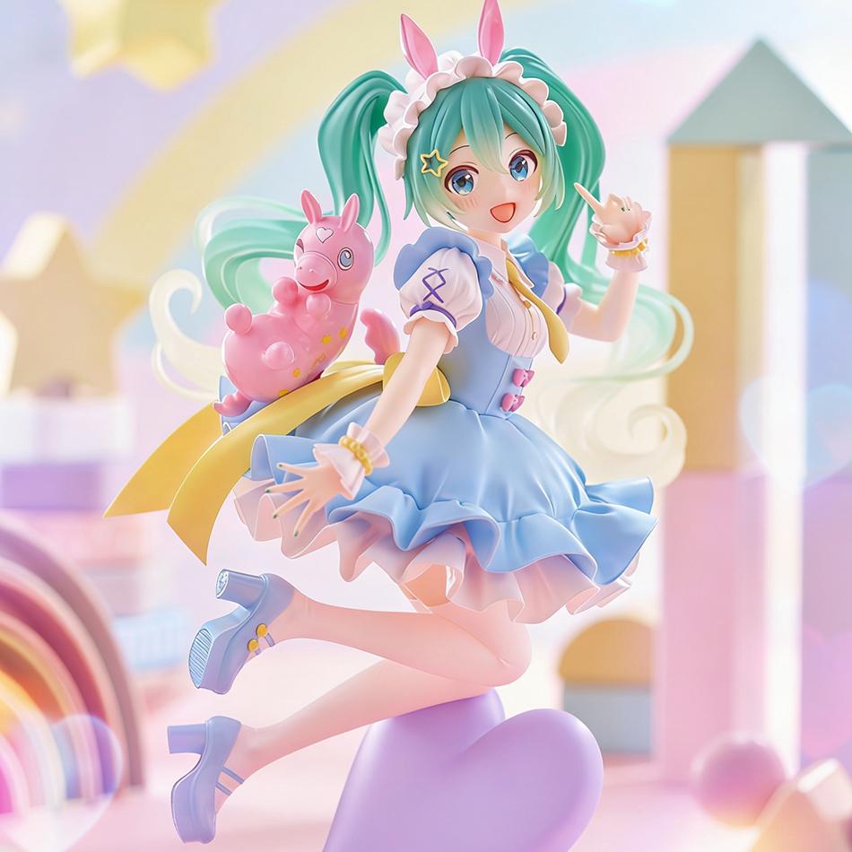 17CM Hatsune Miku Anime Figure Kawaii Pvc Model Doll Action Figurals Rody Fairy Tale Collect Ornaments Christmas Toys Gifts