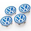 KUDFZ1 56/60MM Car Wheel Center Hub Caps Sticker Tire Rim Covers Accessories for VW Caddy Up Eos Tiguan Passat Polo Golf Beetle GTI