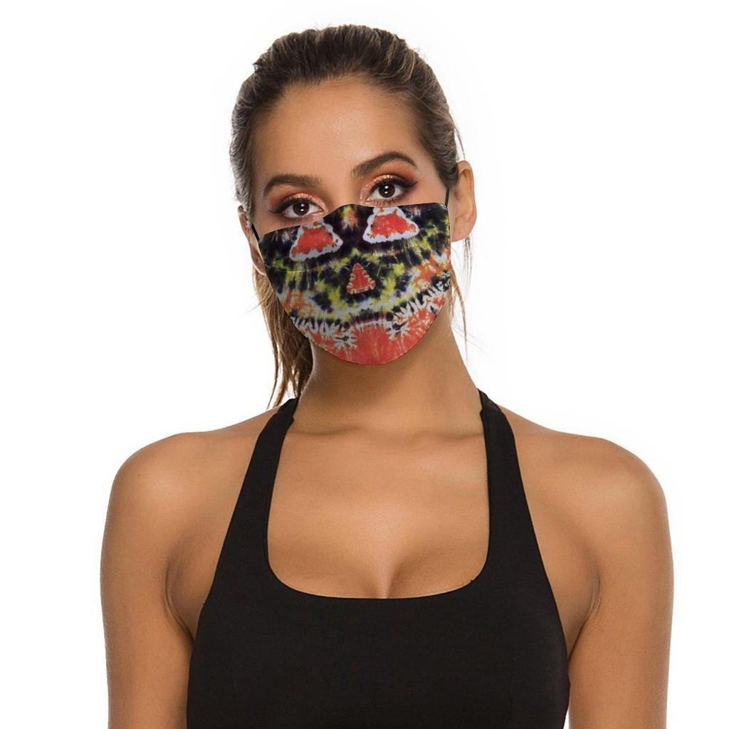 1 Opakowanie Maska Przeciwpyłowa Wielokrotnego Użytku z Elastycznego Nylonowego Materiału Stretch i 5/10/15 Opcjami Filtra Dla Oddychającej Ochrony do Codziennego Użytku