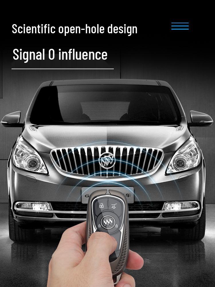Buick Regal Key Case for Verano, LaCrosse, GL8, Envision, Enclave, GL6 - Men's Car Key Shell