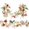 Fall Decoration Fall Maple Leaf Wreath Chimney Mantle Can Be Used For Thanksgiving Halloween Farm Home Decor Outdoor Indoors And Porch