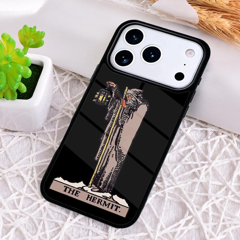 Tarot Card The Hermit Shockproof Phone Case for iPhone 17 Air 16e 15 11 12 14 13 Pro Max Cover Coque