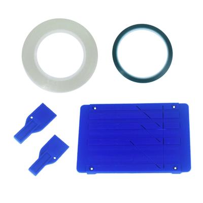 Conjunto de emenda de fitas Rolo para rolo Bloco de emenda de gravador de fita Fita para abrir fita cassete Reparo com dois fixadores