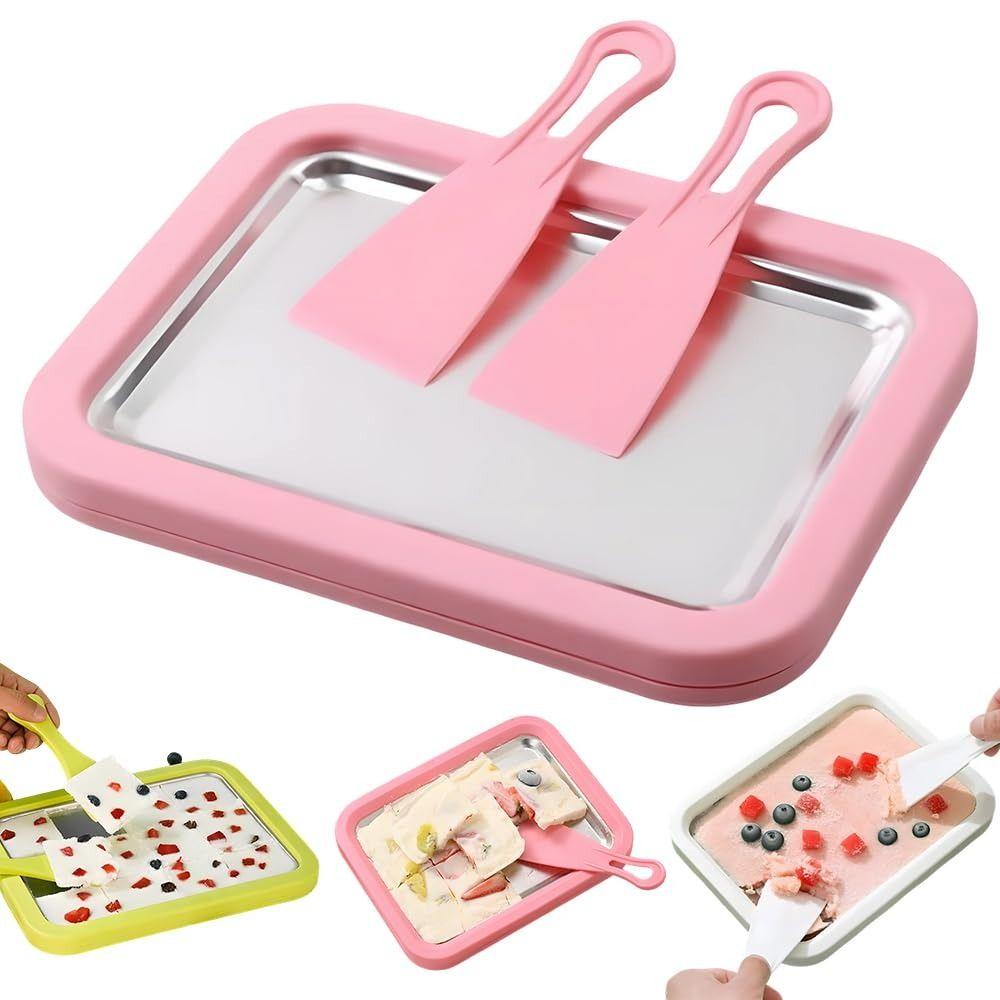 Multifunctional Ice Cream Maker DIY Sweet Spot Cold Plate Stir Fry Yogurt Machine  Kids