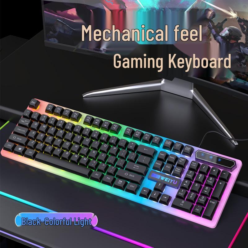 GX30A Luminous Mechanical-Feel Keyboard & Mouse Set for E-sports