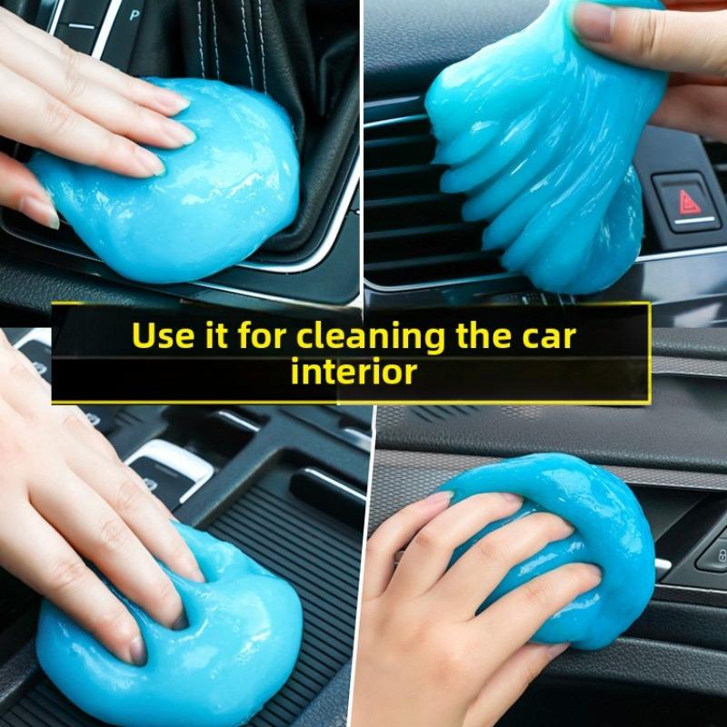 The Blue Multi-functional Cleaning Soft Rubber Keyboard Car Gap Dust Removal Putty Is Non-sticky To Hands and Leaves No Residue of Dust