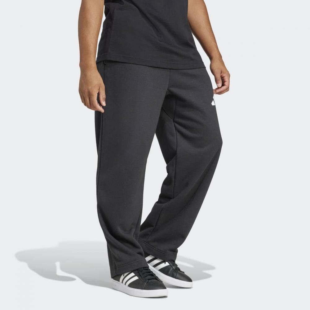 Adidas Essential Wide Leg 3 Bars Logo Pants Jf3604