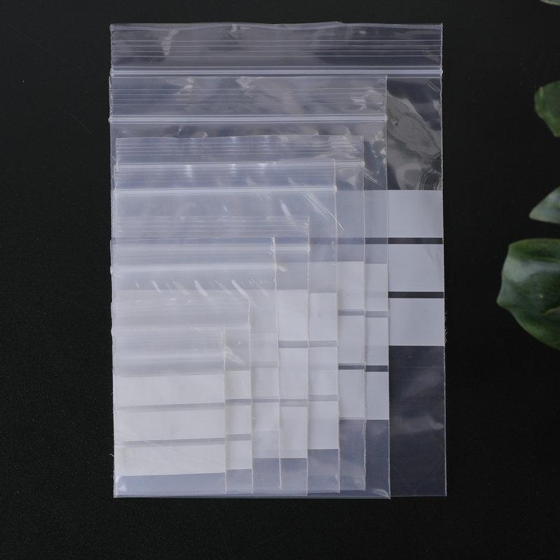 Writable Self-Sealing Bags: Thick, Transparent Storage for Food, Medicines, and More
