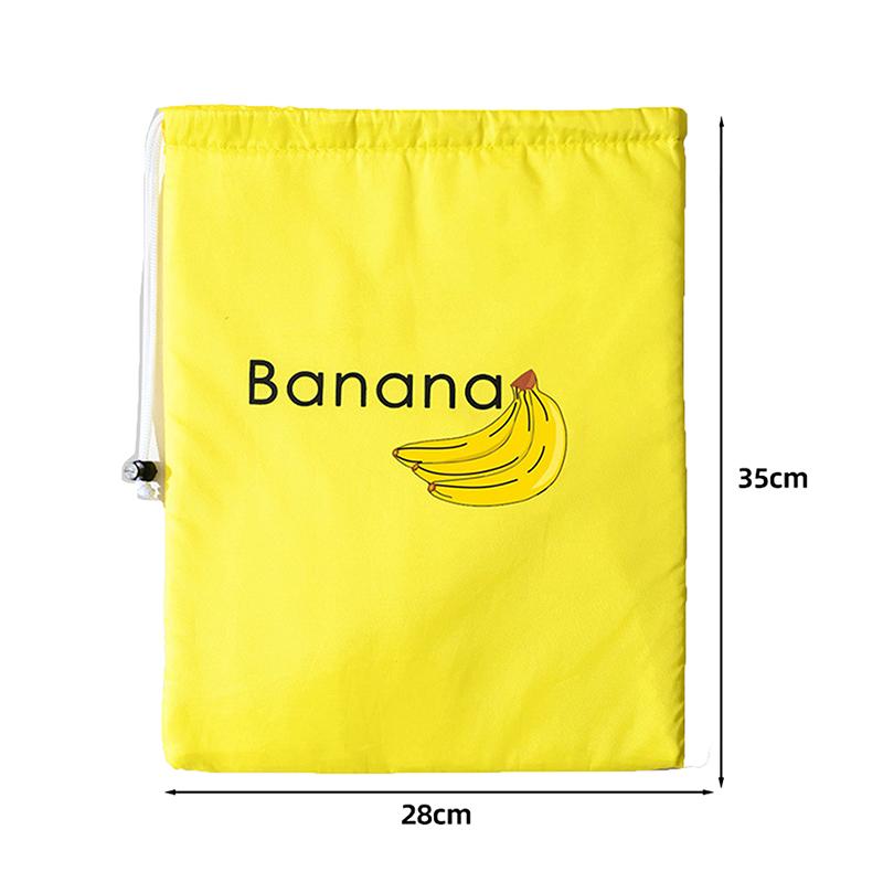 Fruit And Vegetables Storage Bag Insulated Lettuce Banana Fresh-Keeping Bundle Pocket Drawstring Banana Preserve Bag