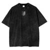 New ACID WASH TEE Attack on Titan Printed Tshirt Mens and Womens Washed Tshirt High Quality Vintage Cotton Tshirt Top
