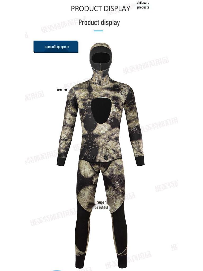 3MM Full-Length Dive Suit for Cold Water and Surfing