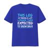 Dit Been Duurt Veel Langer Dan Verwacht Om Terug Te Groeien T-shirt Voor Amputee Rolstoel Prothese vintage Gewassen Unisex
