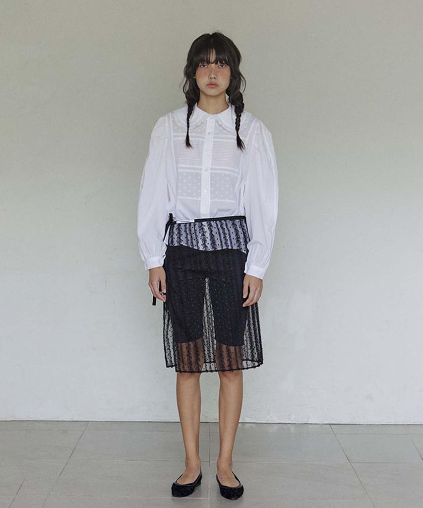 Hocus Pocus Lace Layered Skirt / Black