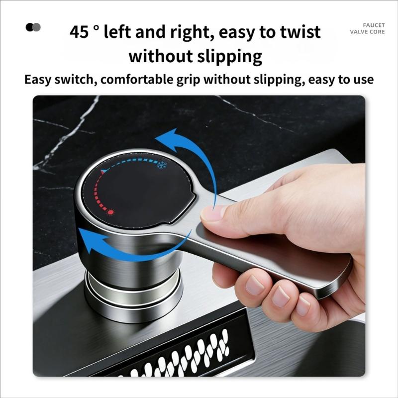 Universals Single Handle Bathroom Faucet Levers Replacement Aluminium Alloys Handle Basins Mixer Faucet Tap