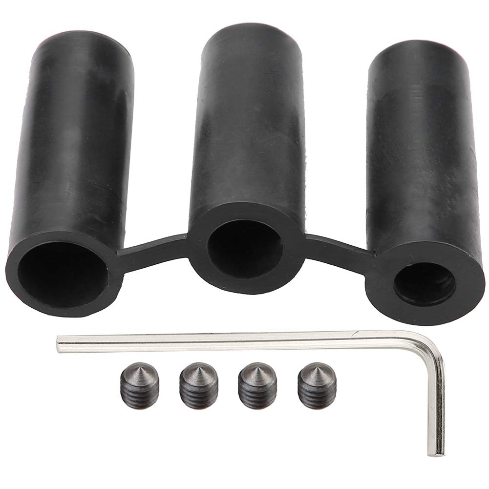 Schaltknauf, Schaltknauf, Automatikschalthebel, Automobil Universelle Modifikation Manueller Griff Schaltkopf Schalthebel (3 Stück) (Schwarz)