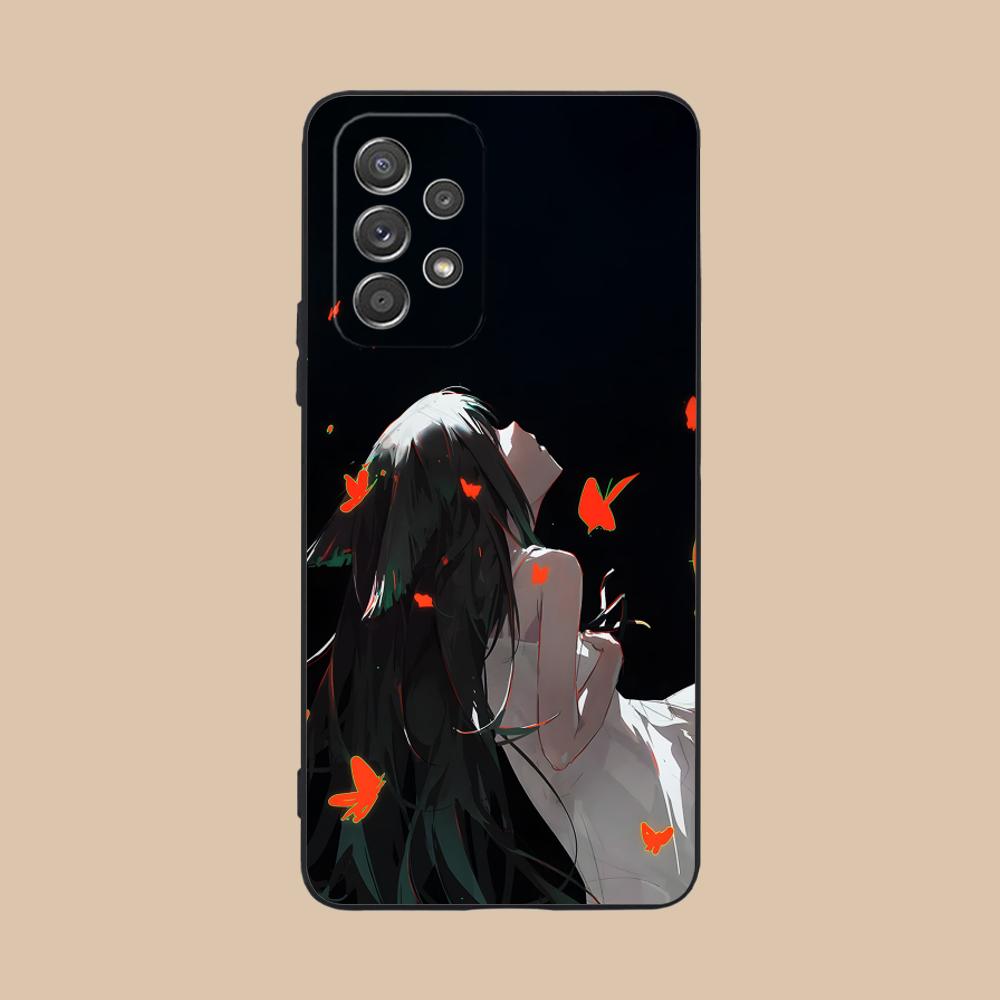

Saya no Uta Mobile Phone Case for Samsung Galaxy A56 55 54 53 52 51 36 35 34 23 16 15 5G Colorful Cover Luxury Cellphones Cover Galaxy A51 5G